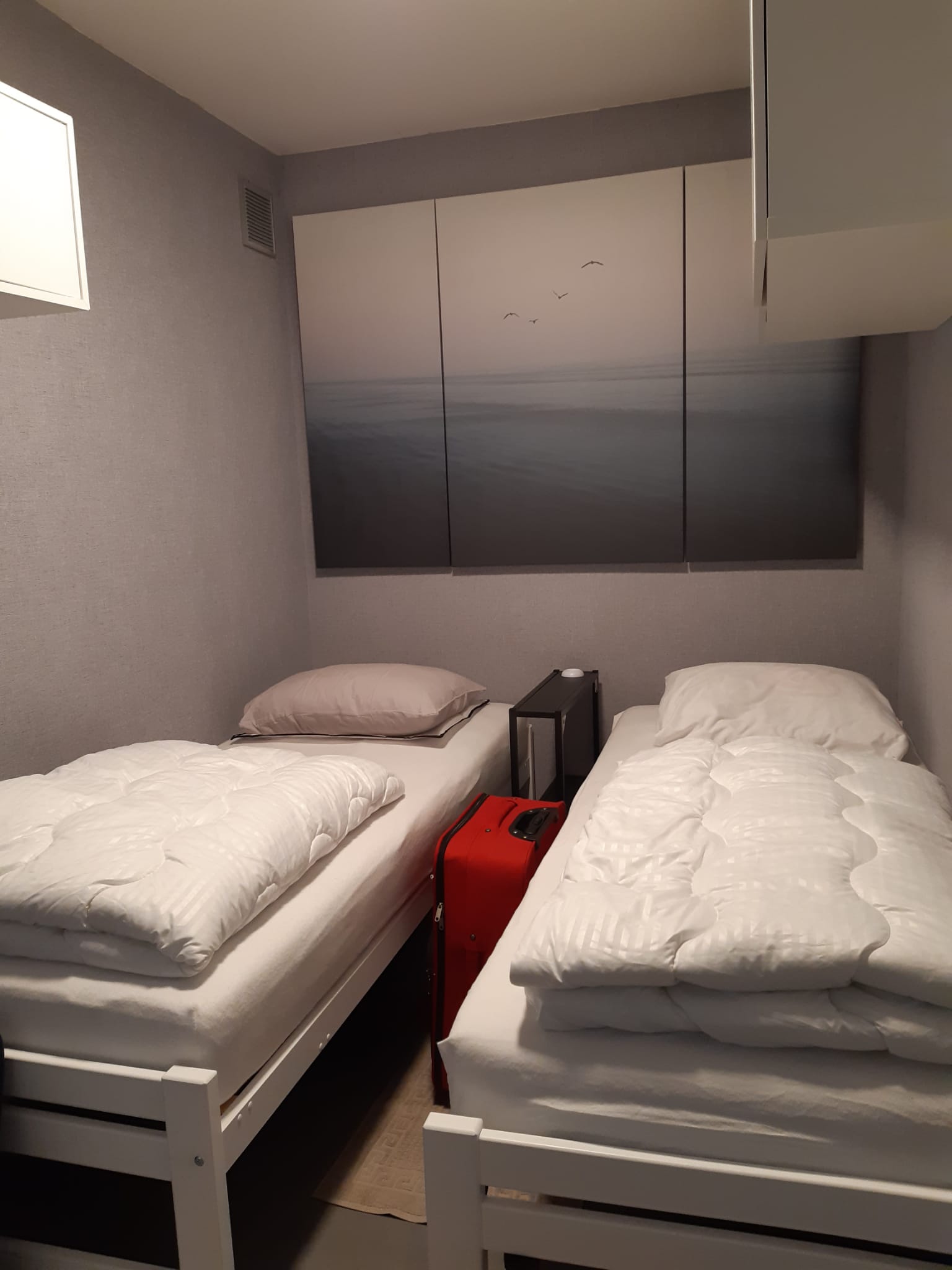 2 éenpersoonsbedden 